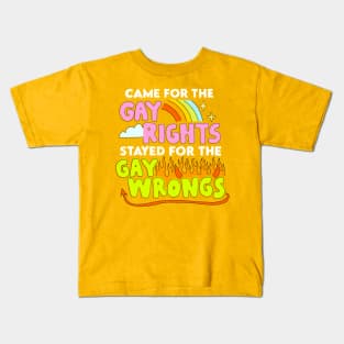 Gay Rights and Wrongs 2 Kids T-Shirt